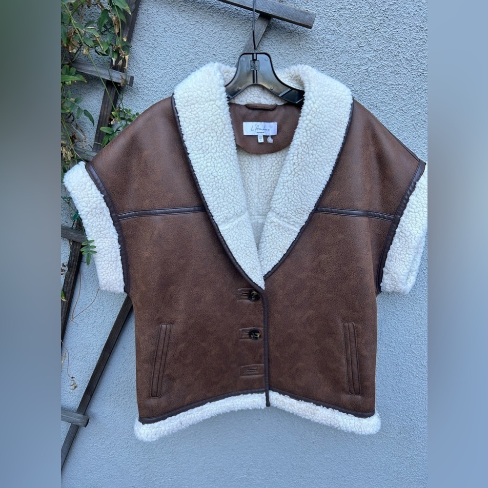 L'Academie Miri Vest in Dark Brown Size XS - Picture 5 of 10